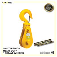 Jual Pulley Block Snatch Block Heavy Duty Single Sheave Hook