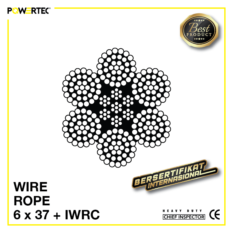 Jual Kawat Seling Wire Rope 6x37 IWRC