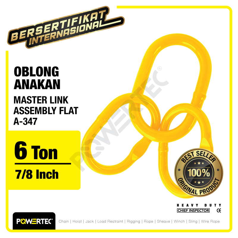 Master Link Assembly Flat A-347 7/8″ POWERTEC