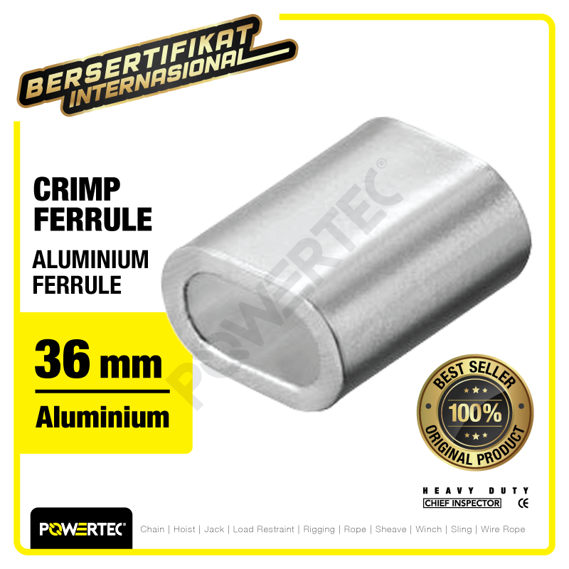 Alum. Ferrule Powertec 36mm
