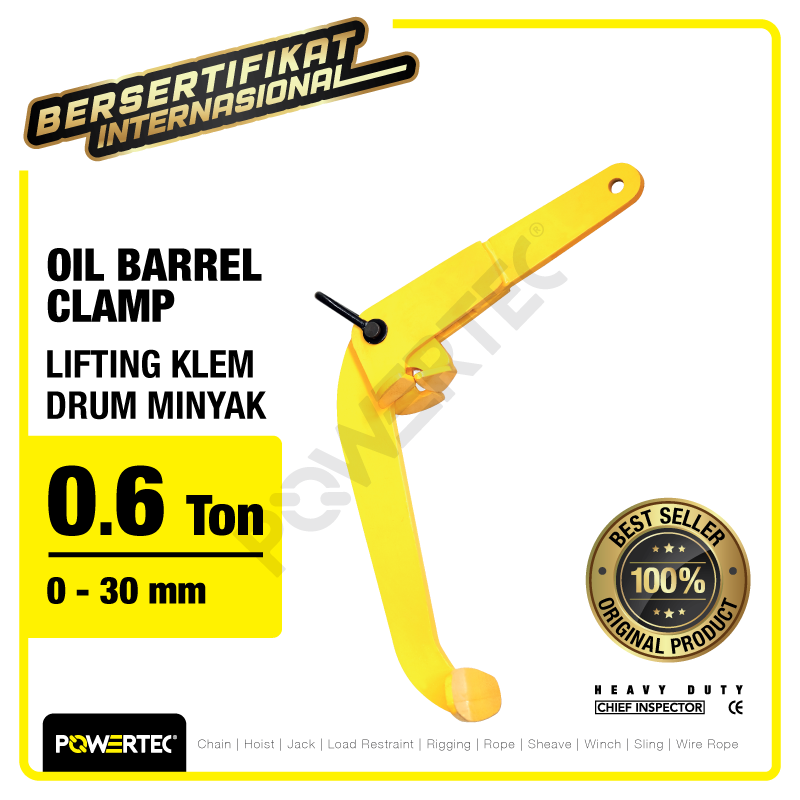 Oil Barrel Lifting Clamp (Klem Angkat Drum): Fungsi, Cara Pakai, dan Cara Memilihnya
