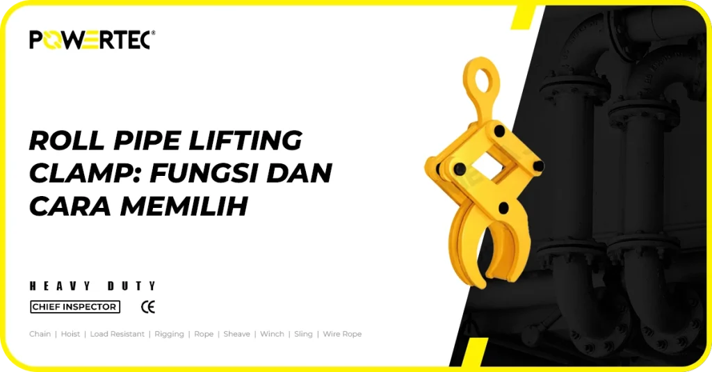 roll pipe lifting clamp